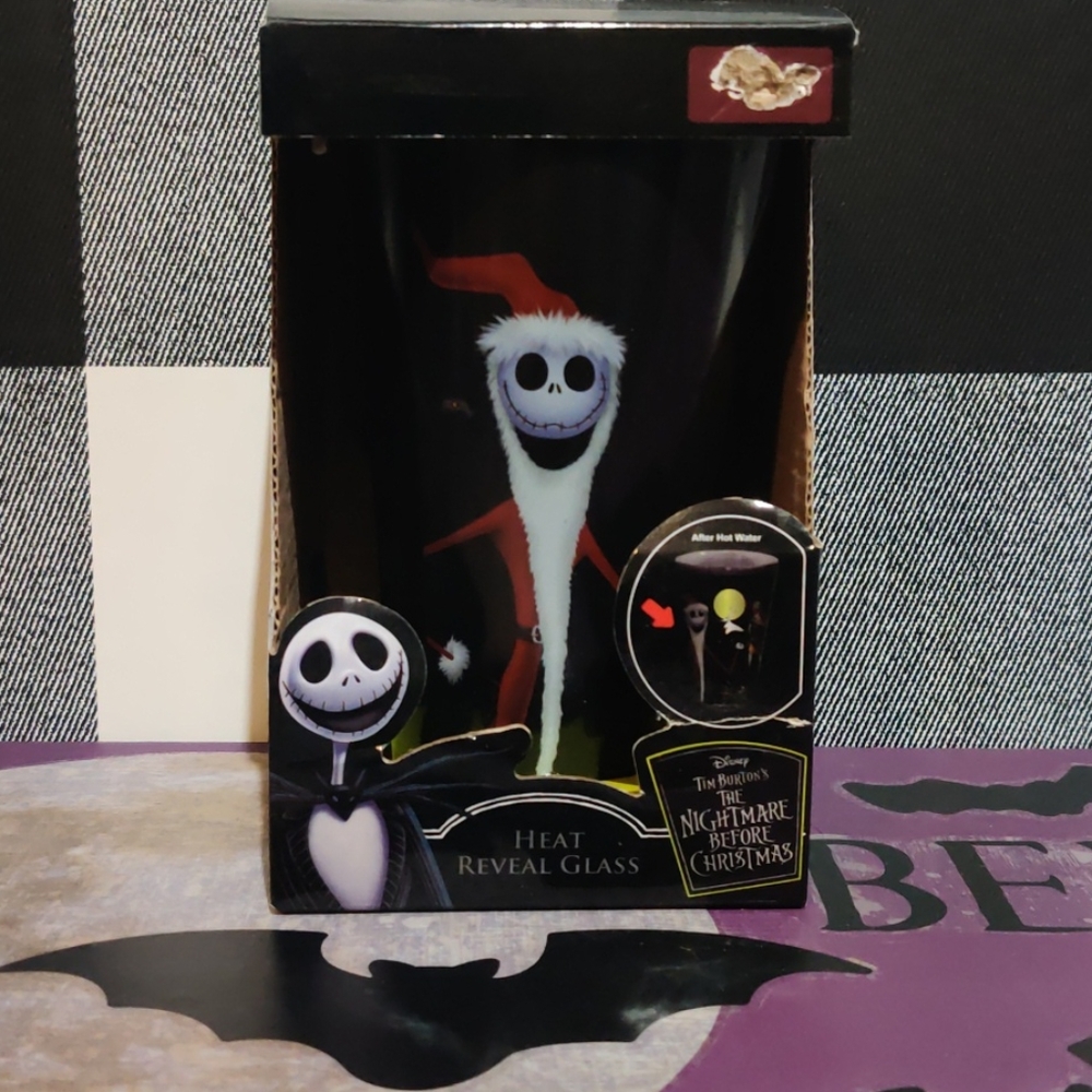 Nightmare Before Christmas heat revealing glass